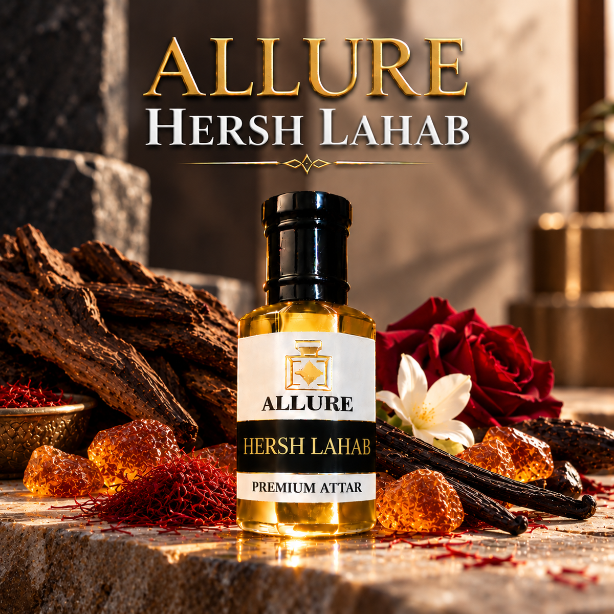 Hersh Lahab Premium Attar (Alcohol Free Perfume Oil)