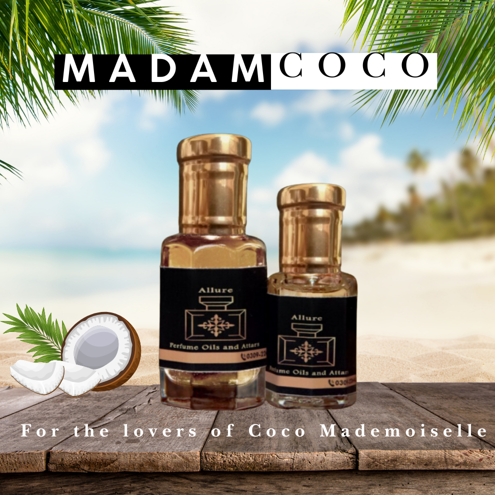 Madam Coco Attar (Alcohol free perfume oil)