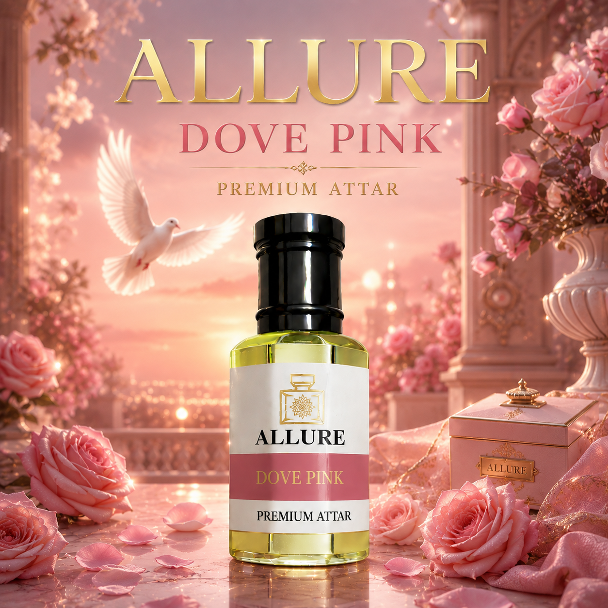 Dove Pink Perfume Oil (Alcohol Free Attar)