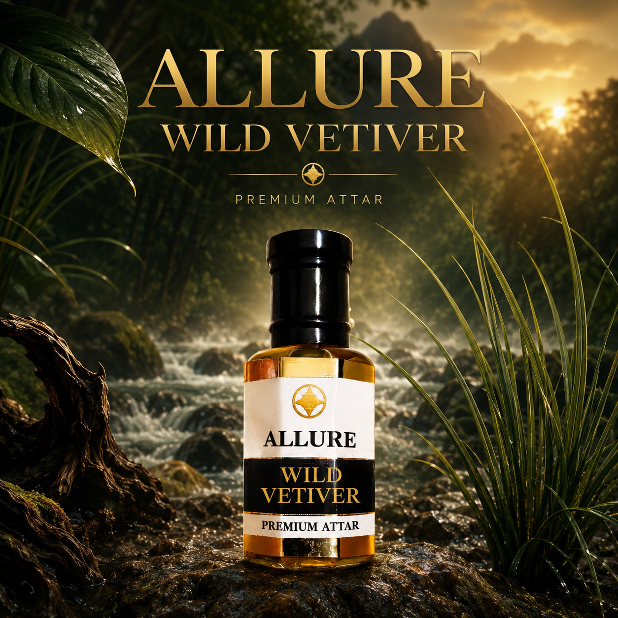 Wild Vetiver Premium Attar