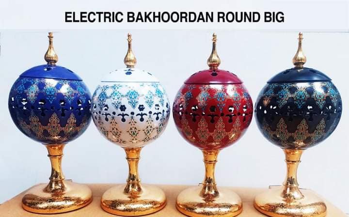 Electric Bakhoor Burner Round Shape