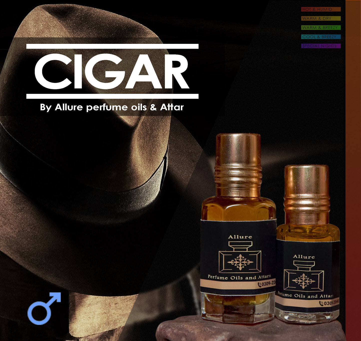 Cigar attar in high quality