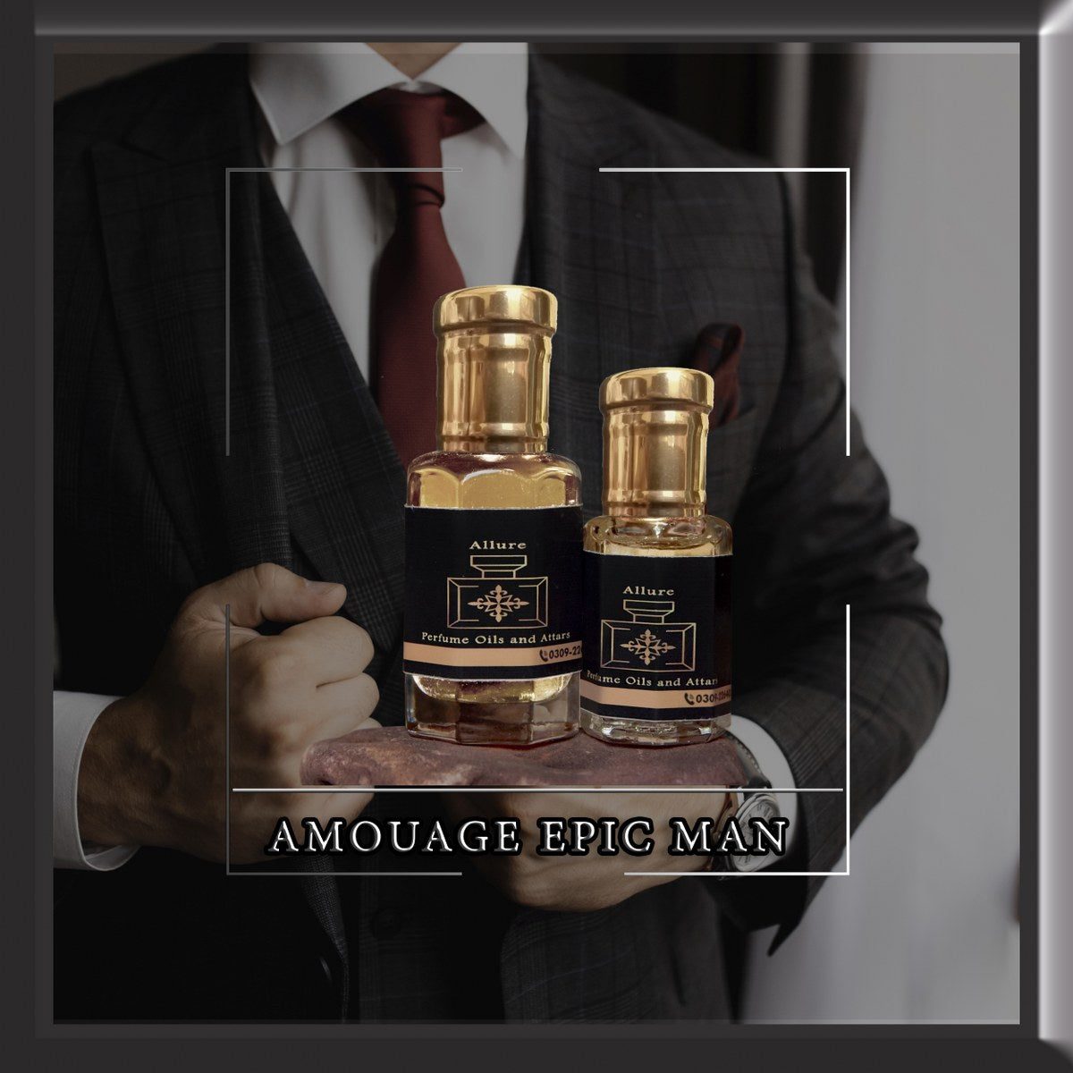 Amouage Epic Man attar in high quality Allure Perfume Oils and