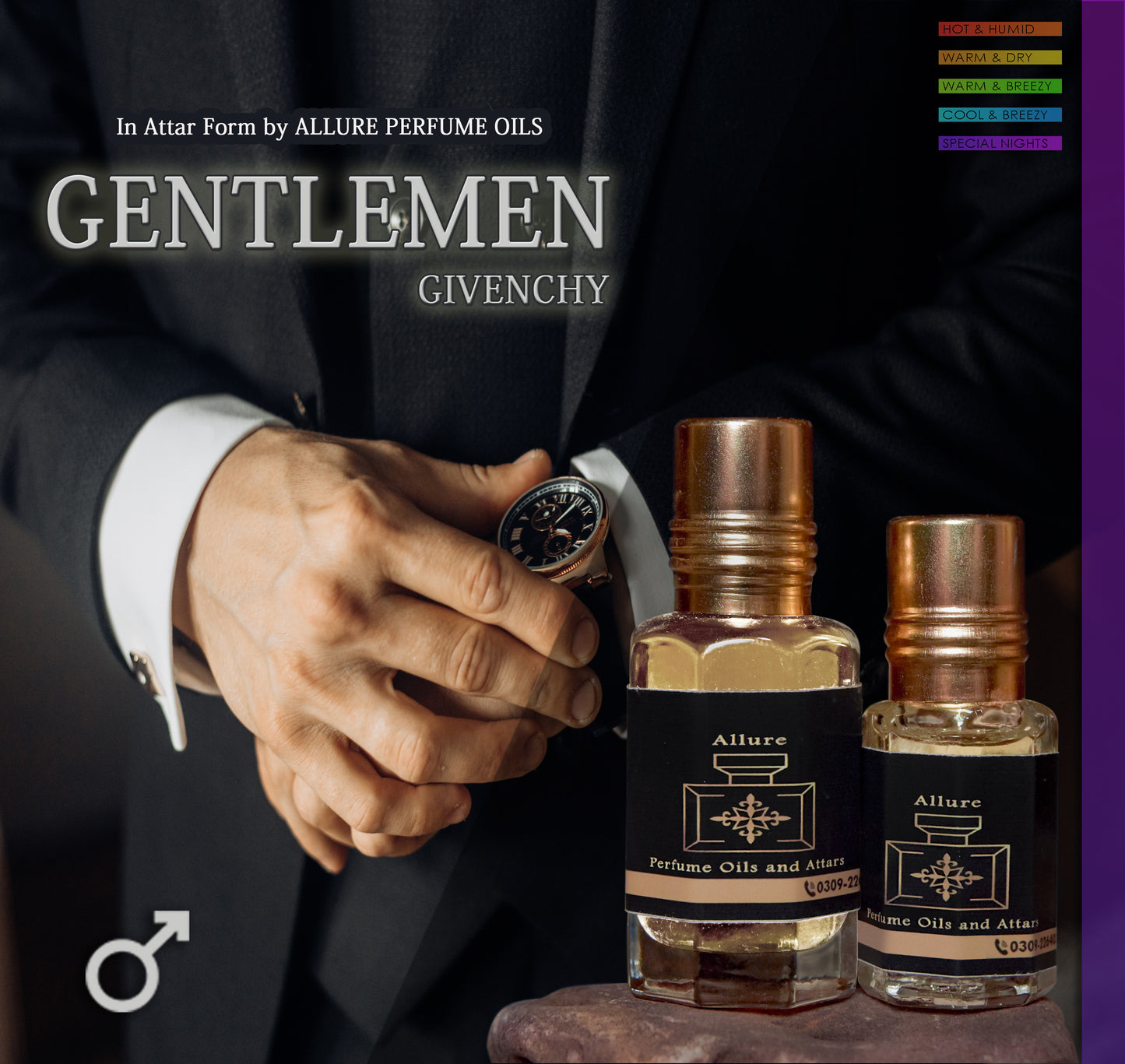 Attar Givenchy Gentleman (Alcohol Free Perfume Oil)