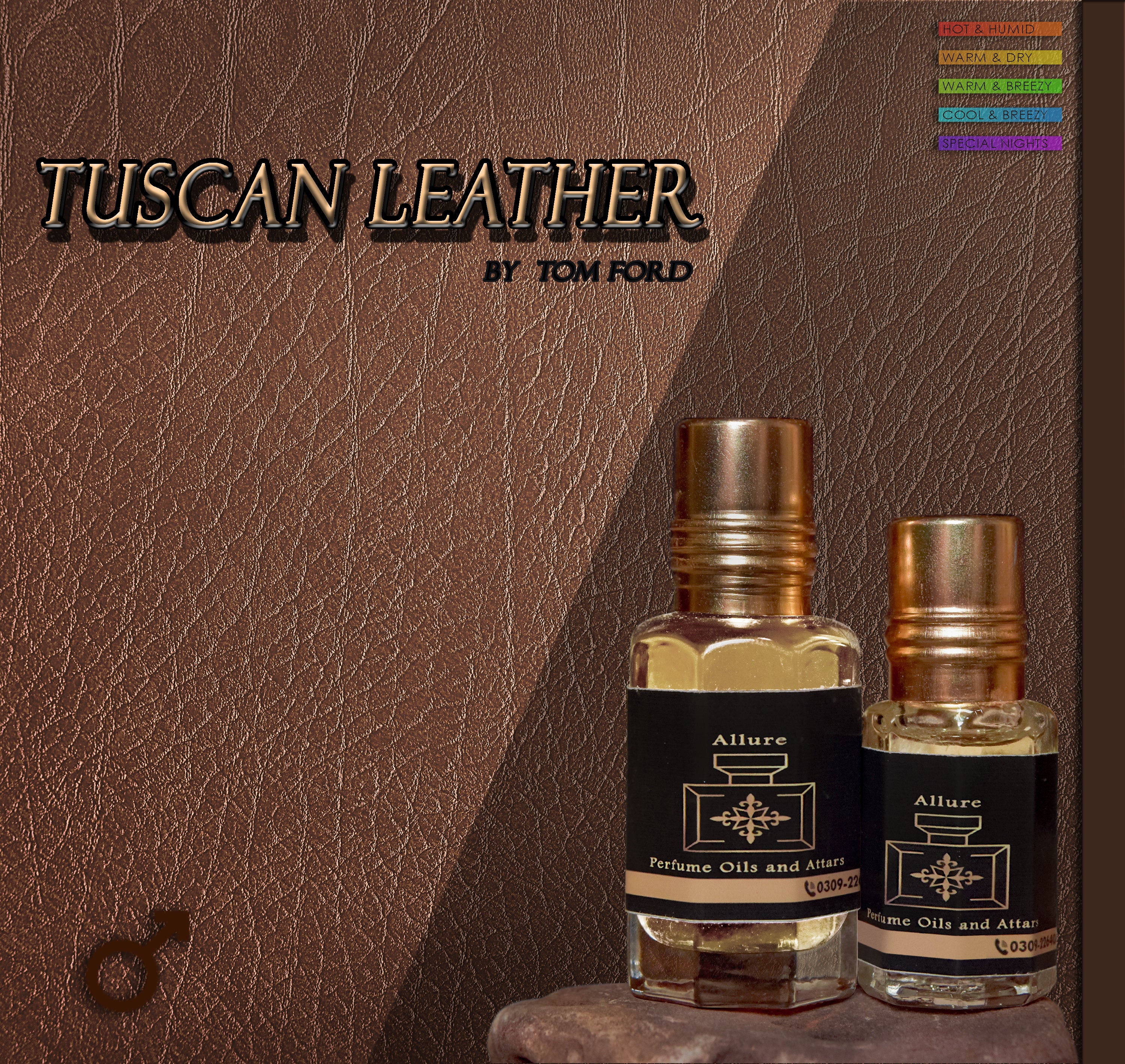 Tuscan Leather Tom Ford Attar in high quality Perfume Oil