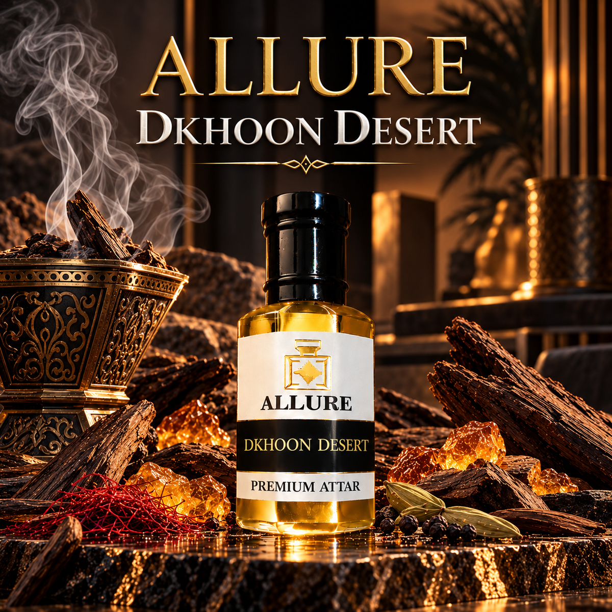 Dkhoon Desert Premium Attar(Alcohol Free Perfume Oil)