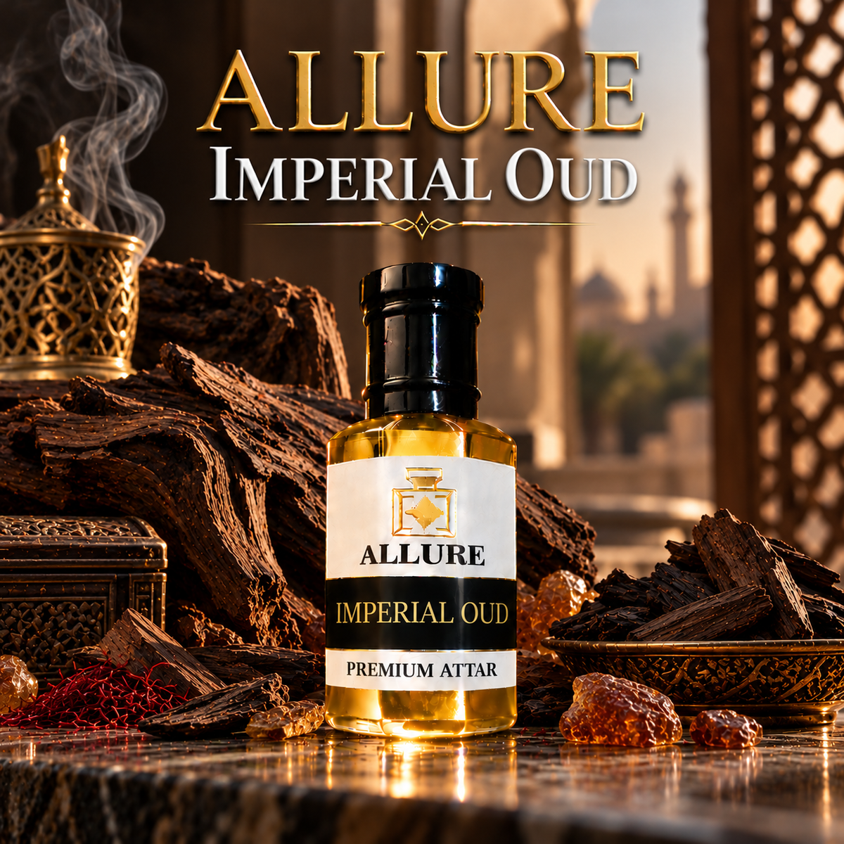 Imperial Oud Premium Attar (Alcohol Free Perfume Oil)