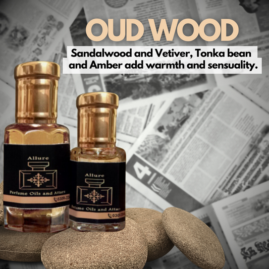 Attar Oud Wood (Alcohol Free Perfume Oil)