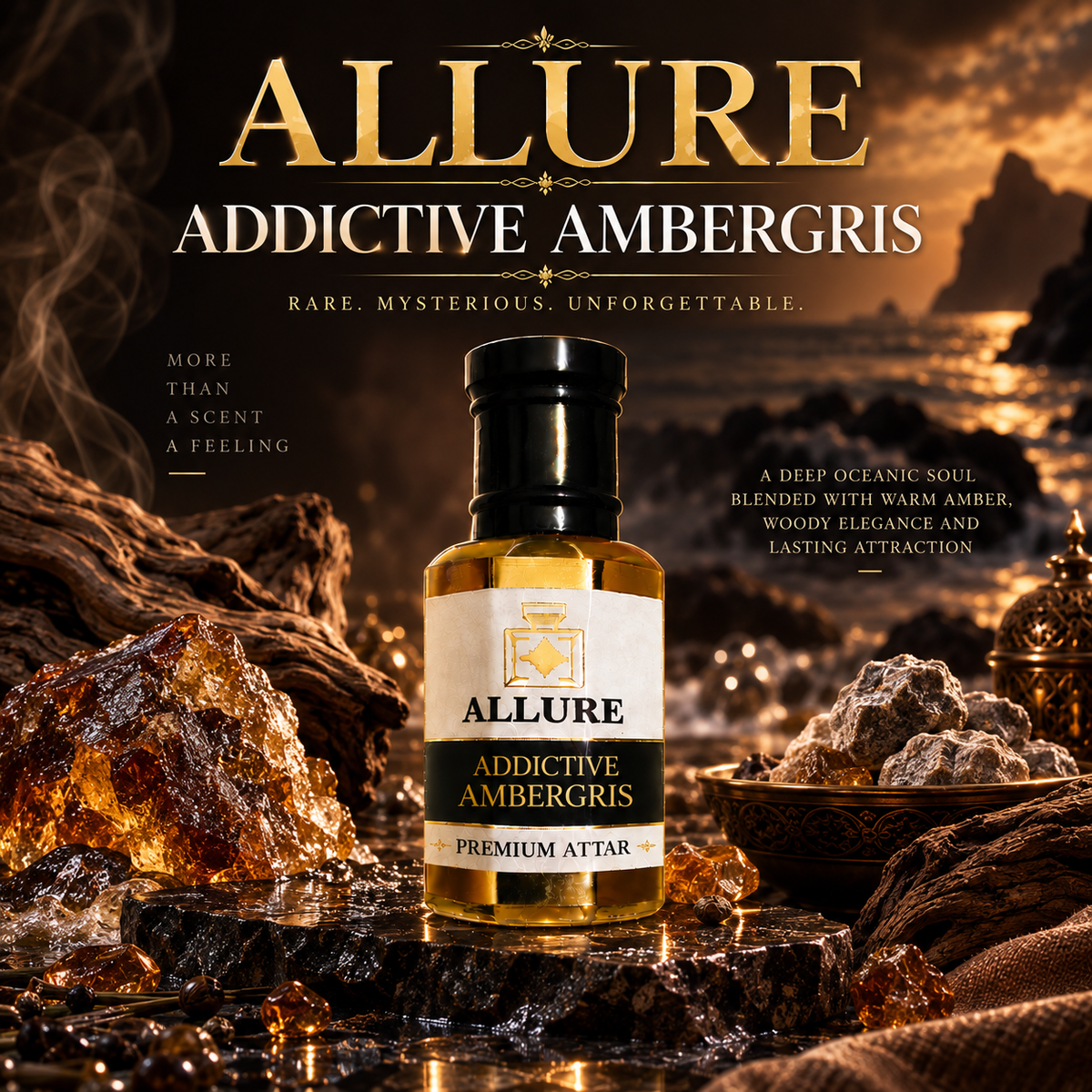 Addictive Ambergris Premium Quality Oil