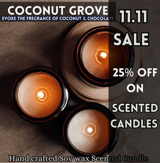 Coconut Grove Soy Wax Scented Candle