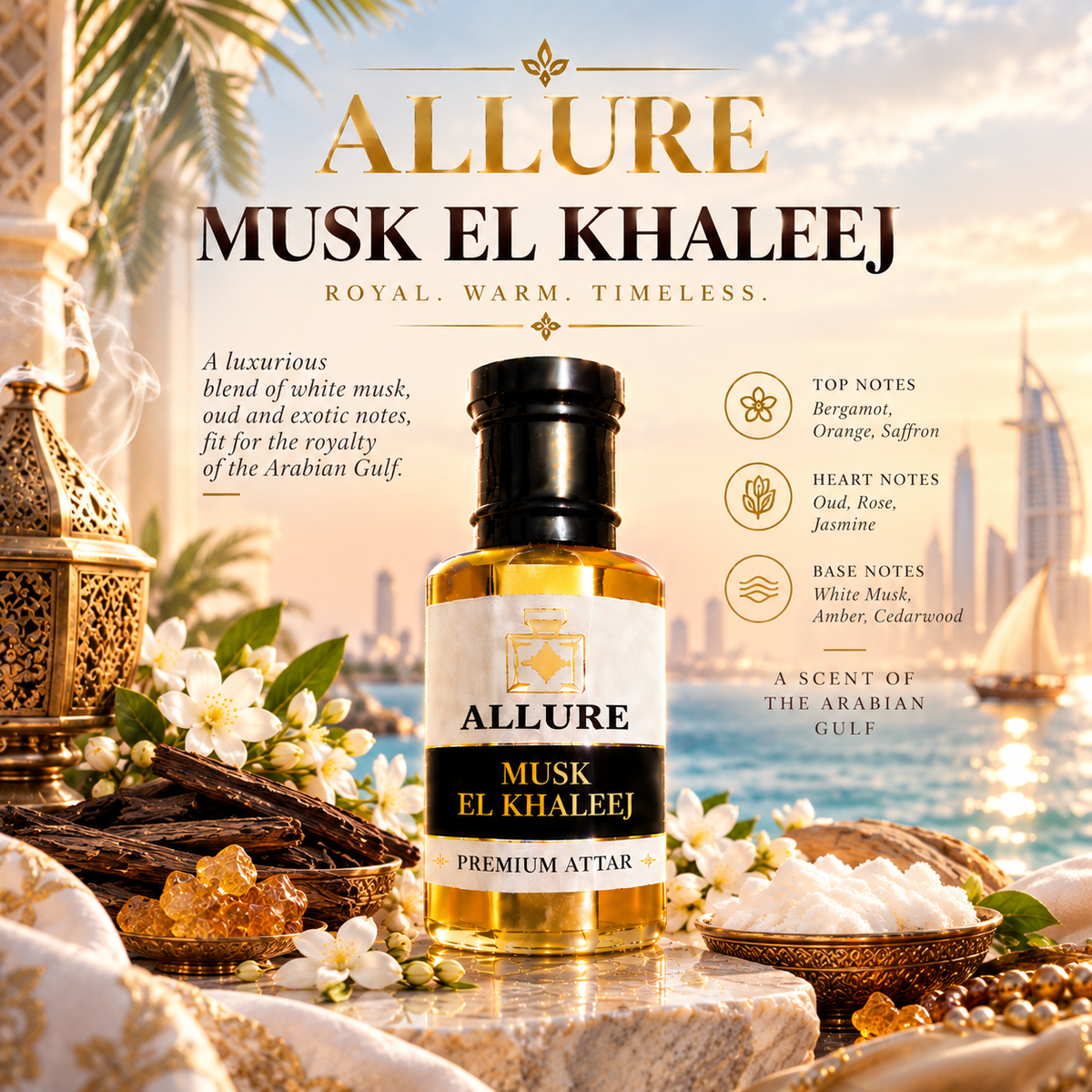 Al Khaleej attar in high quality