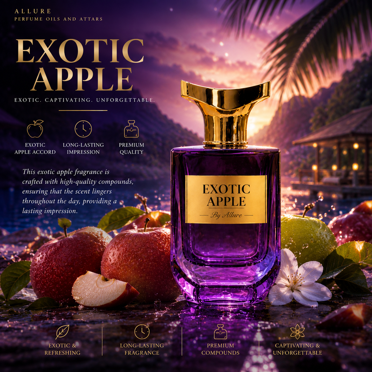Exotic White Apple Perfume for Her