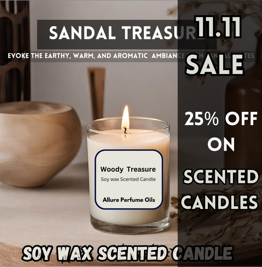 Sandal Treasure Soy Wax Scented Candle