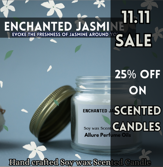 Enchanted Jasmine Soy Wax Scented Candle