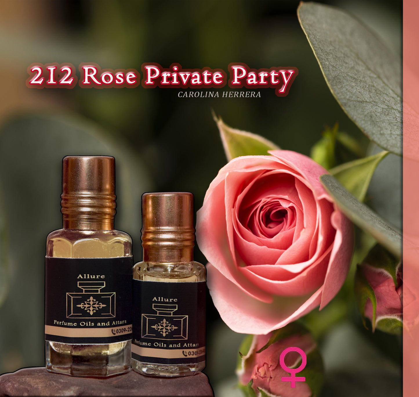 212 VIP Rose Private Party attar in high quality