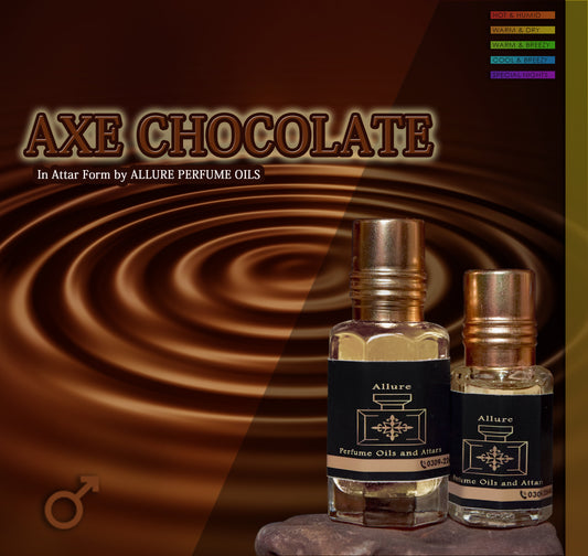 Attar Axe Chocolate (Alcohol Free Perfume Oil)