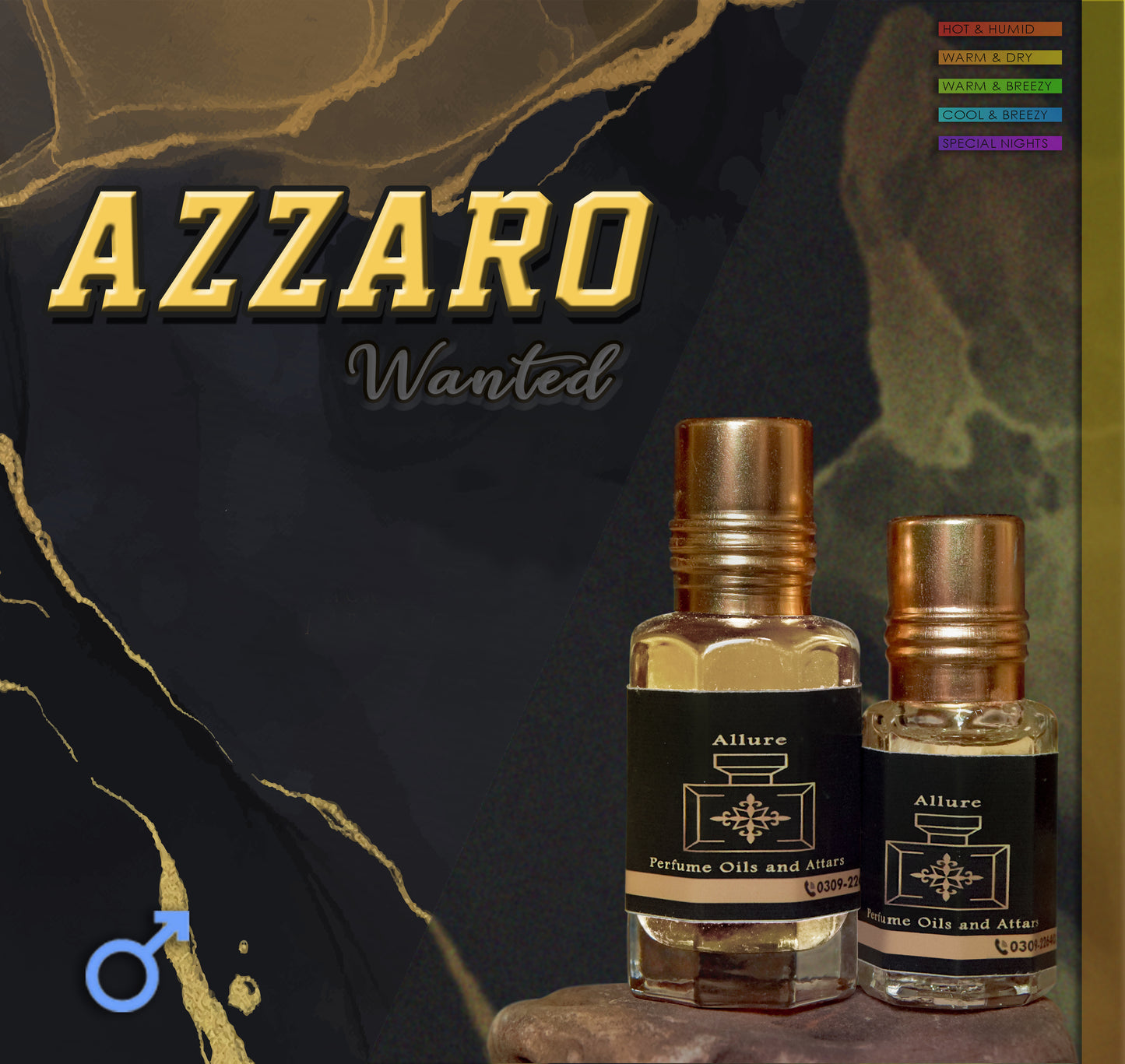 Azzaro Wanted attar in high quality