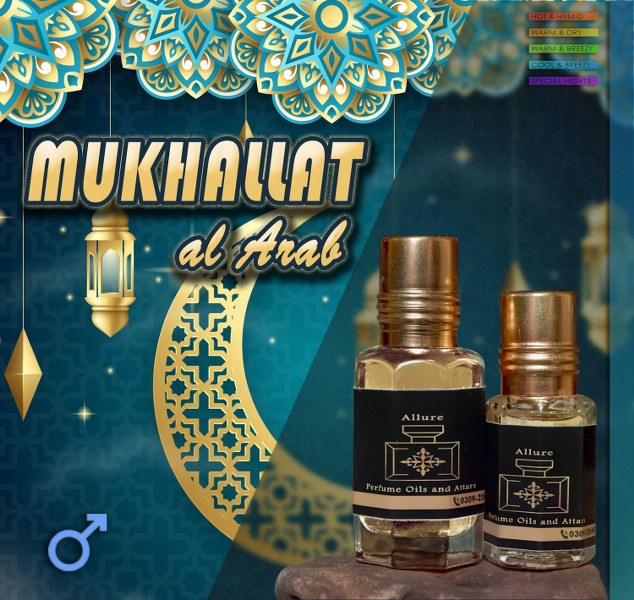 Mukhallat in high quality attar form