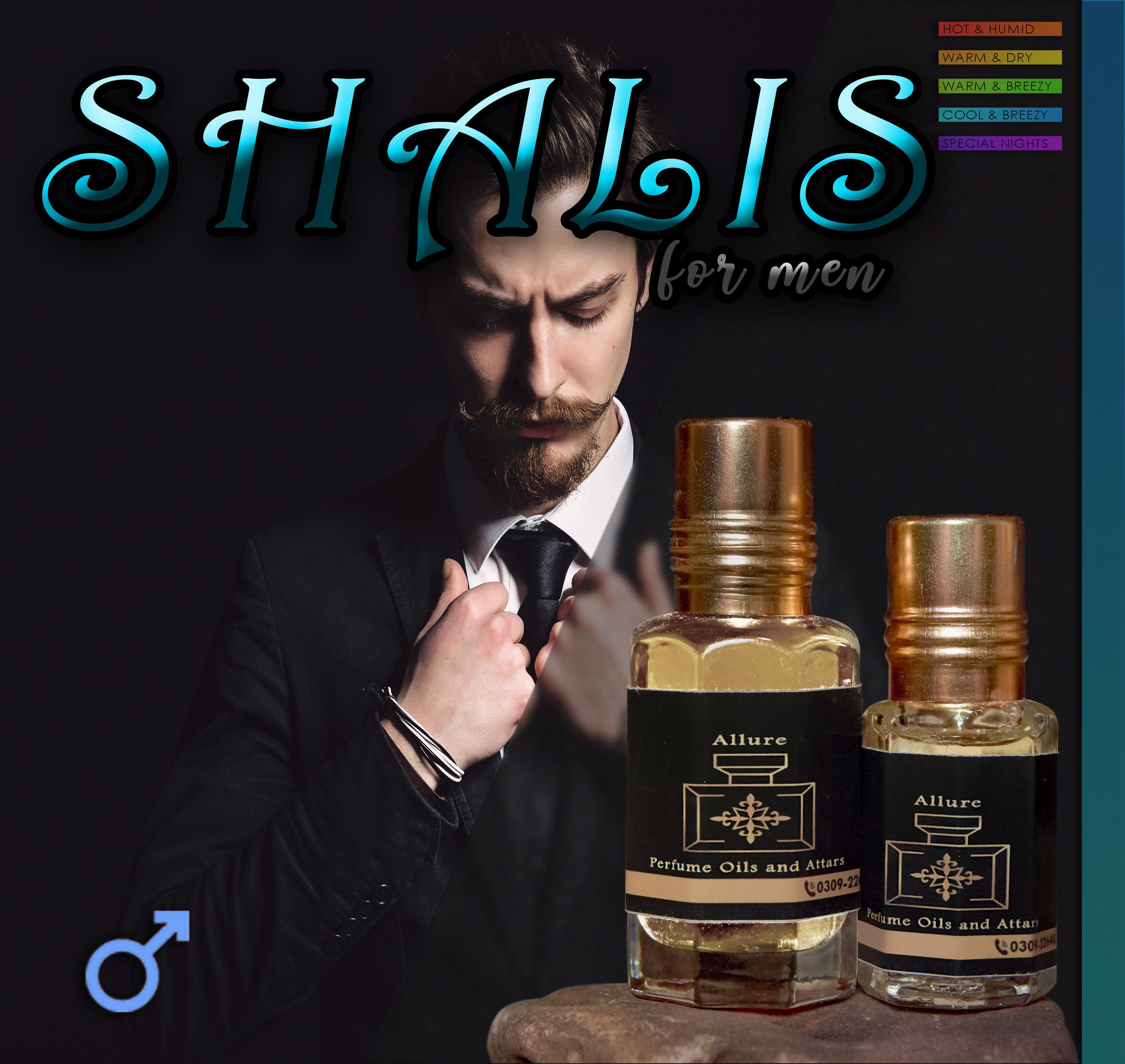 Shalis Men Attar in high quality Perfume Oil Allure Perfume