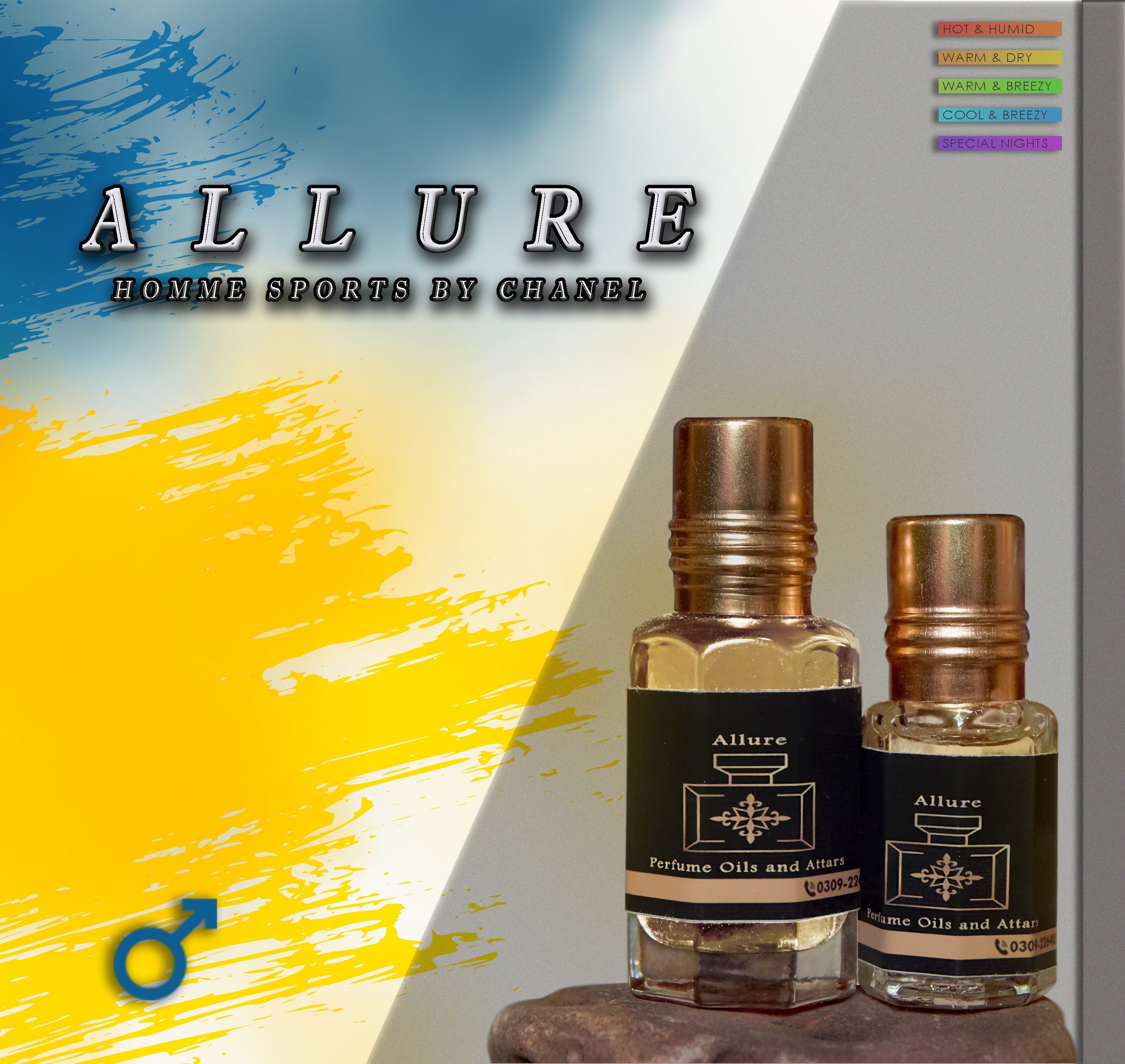Allure Sports for men in Attar form – Allure Perfume Oils and Attars