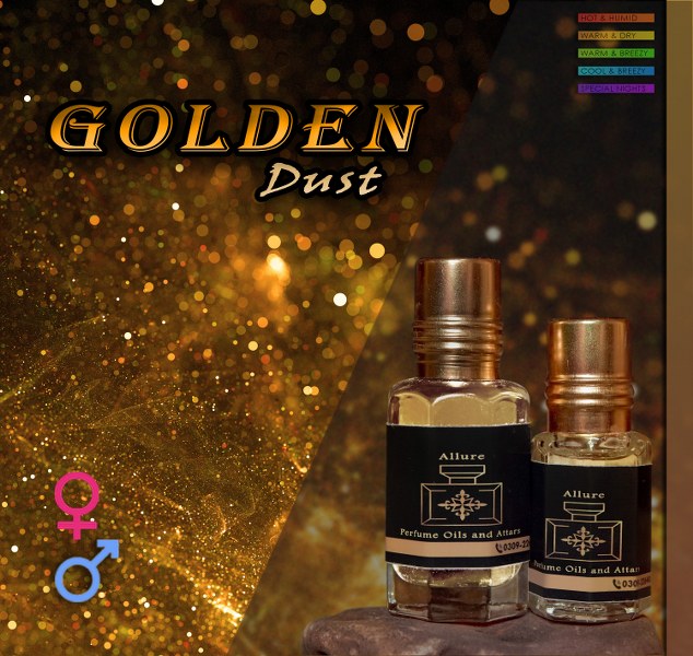 Golden Dust Attar in high quality (Perfume Oil)