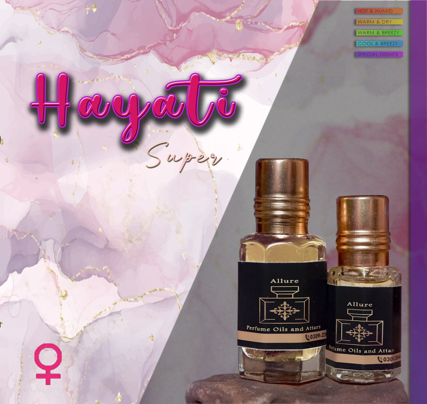 Hayati Attar in high quality (Perfume Oil)