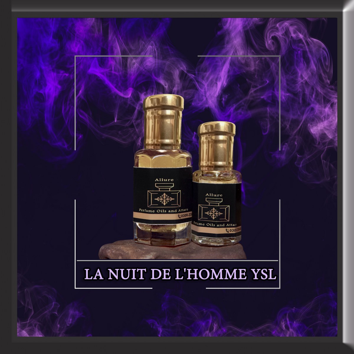 La Nuit de L'homme Attar in high quality  (Perfume Oil)