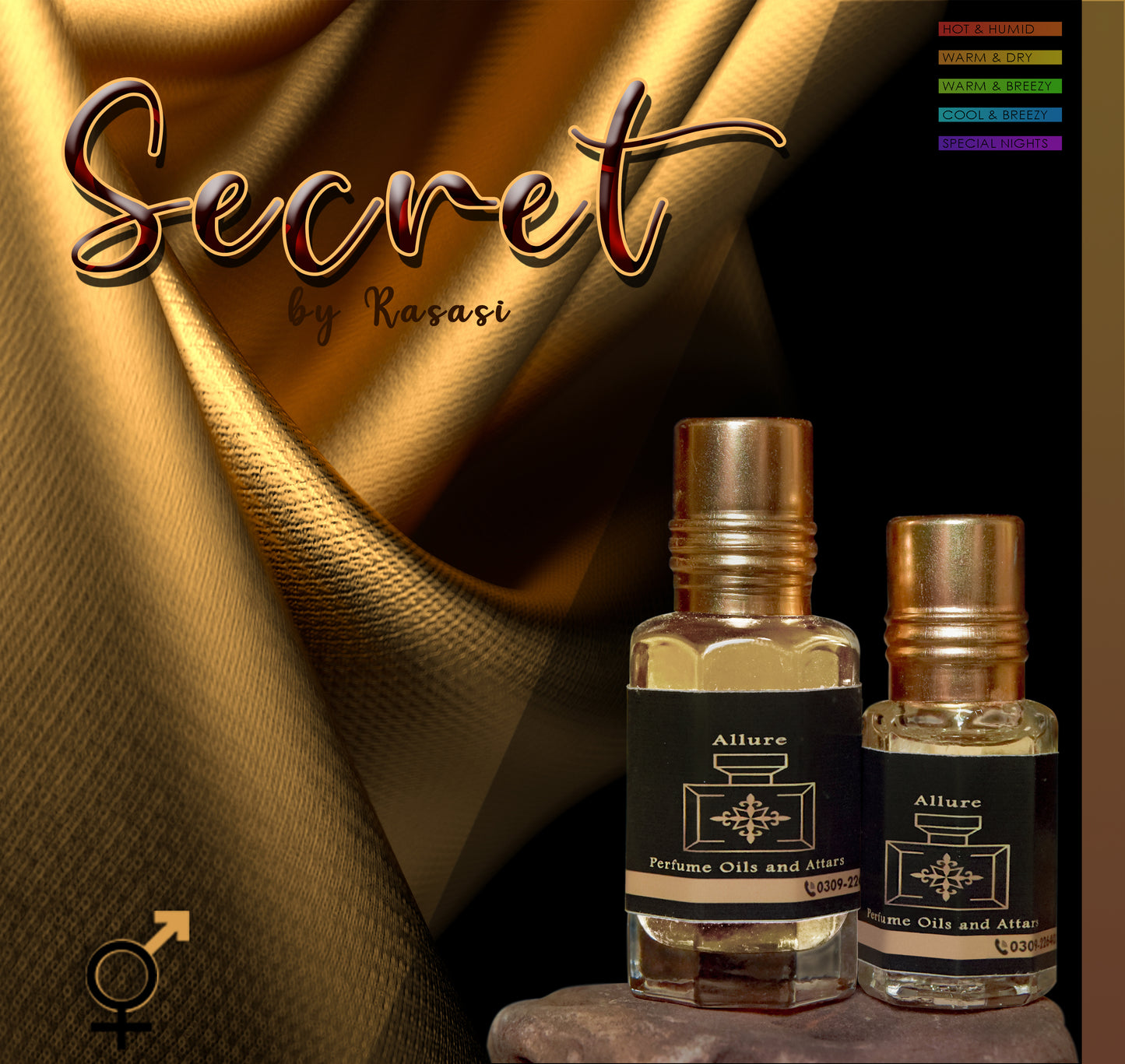 Secret Rasasi Attar in high quality (Perfume Oil)